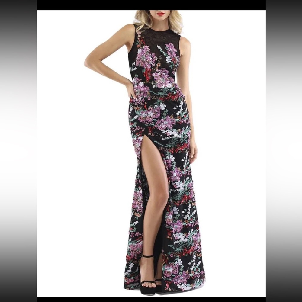 Helsi Elisa women sequin floral lace gown